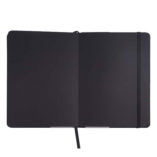 12 Pack: Black Page Premium Hardcover Journal by Artist's Loft™, 6" x 8"